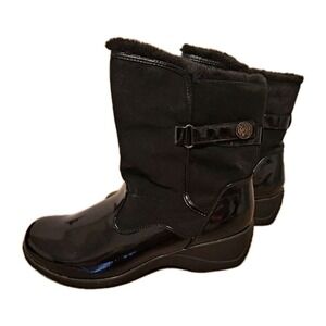 Khombu Misty II Womens Black Winter Boots Size 10 M